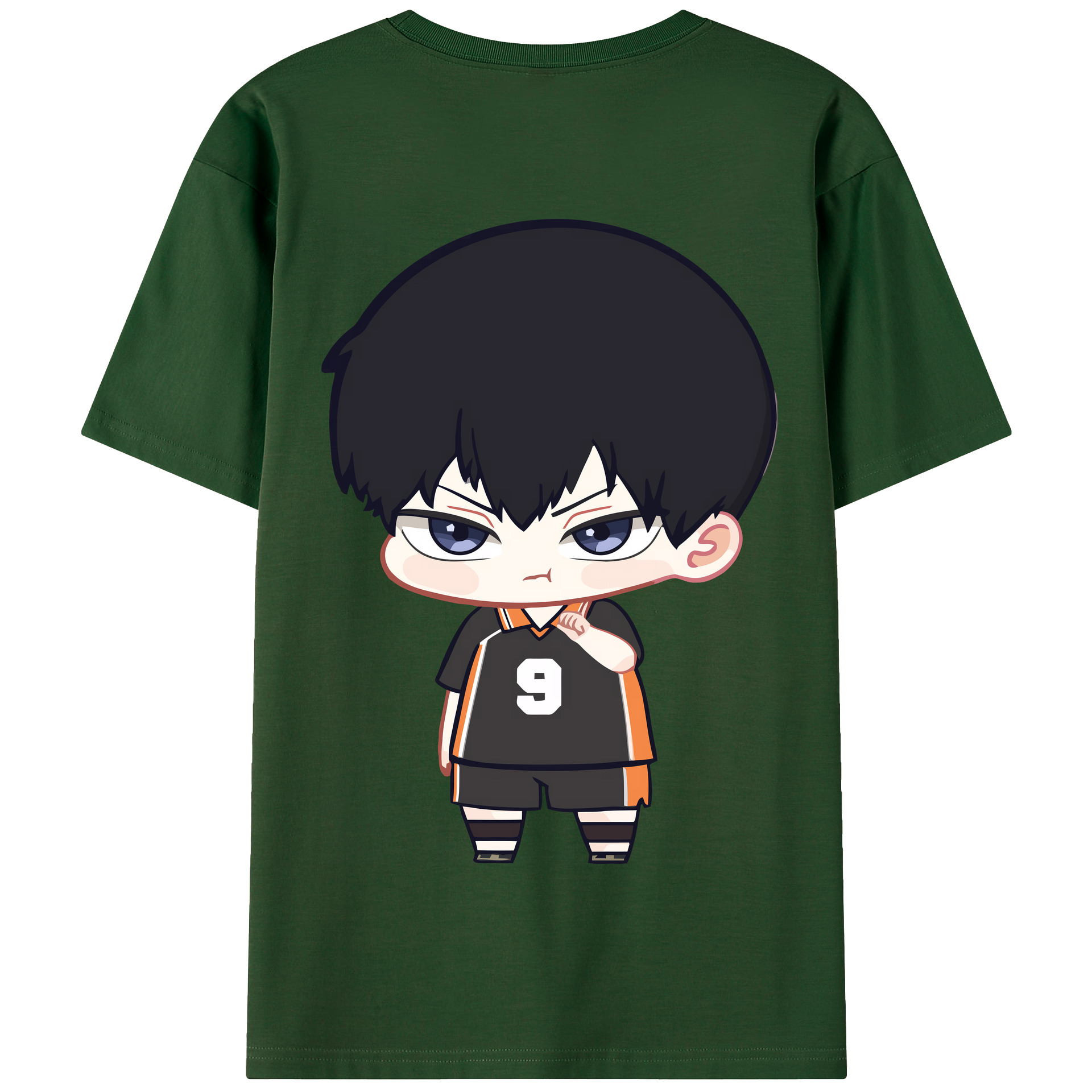（画像用） ハイキュー!! Haikyu!! 綿100％半袖Tシャツ（背面プリント）